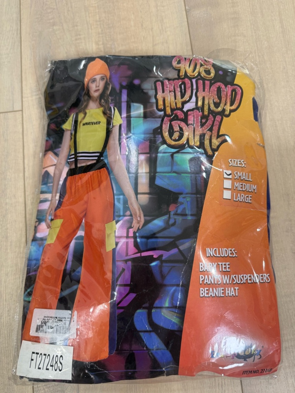 90s Hip Hop Girl Dance Outfit - Orange & Yellow